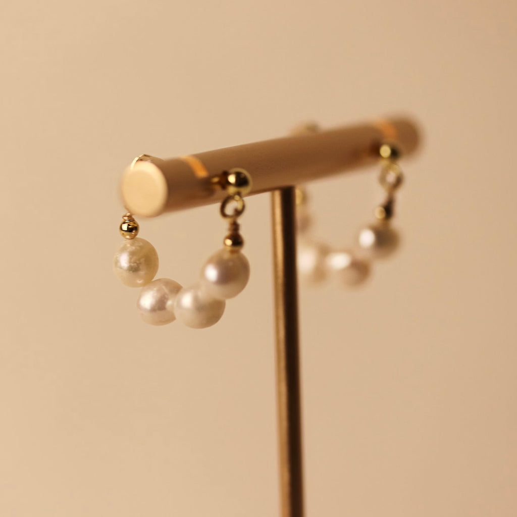 Pearl Trio Hoops