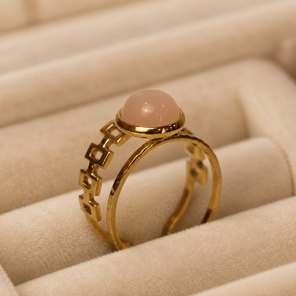 Blush Orbit Ring