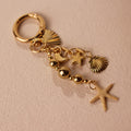 Gold Star Keychain