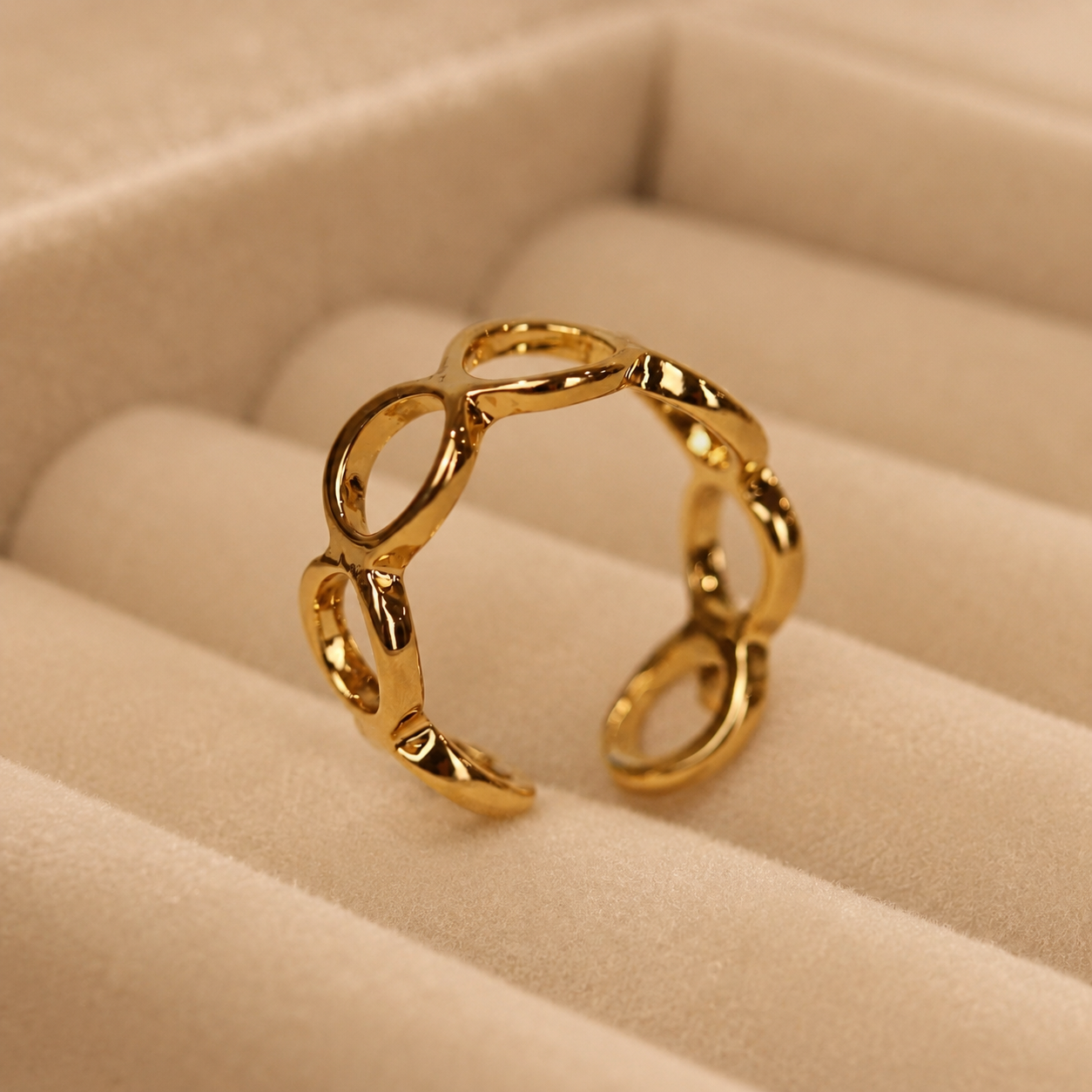 Hollow Links Ring