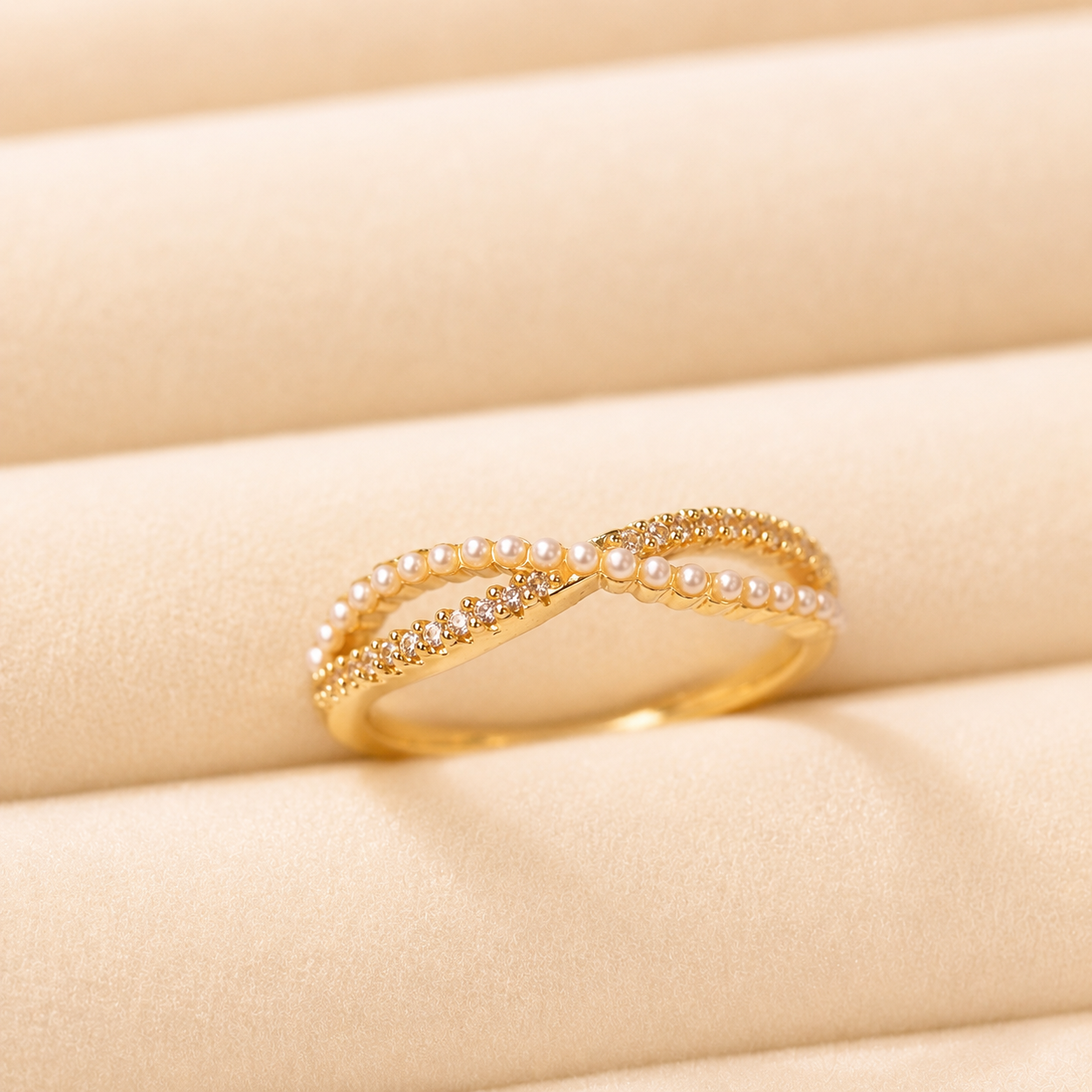 Wrapped in Pearls Ring