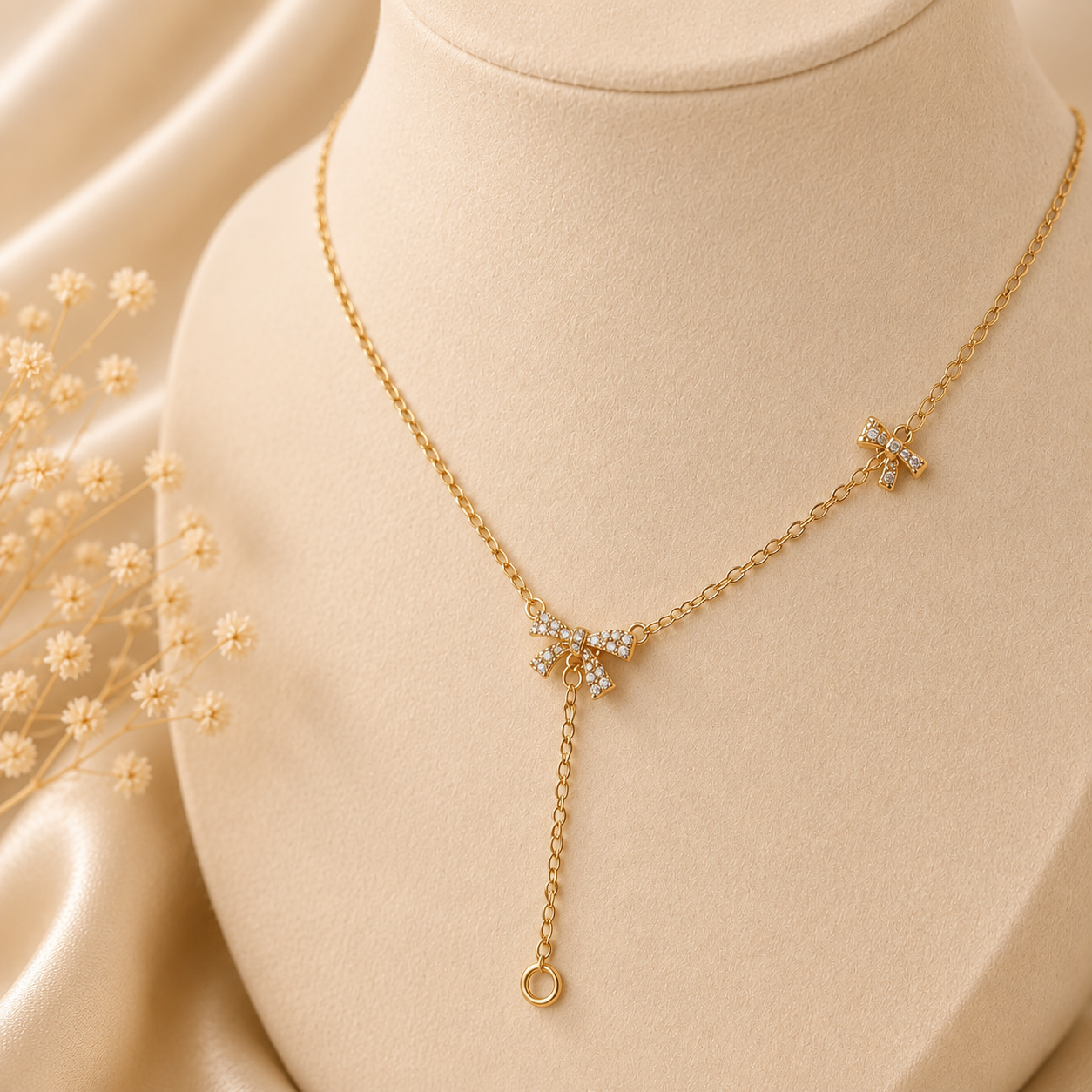 Sweet Bow Necklace