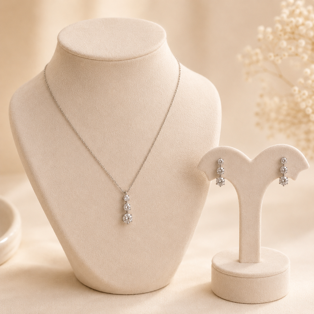 Seraphine Necklace and Earrings Set