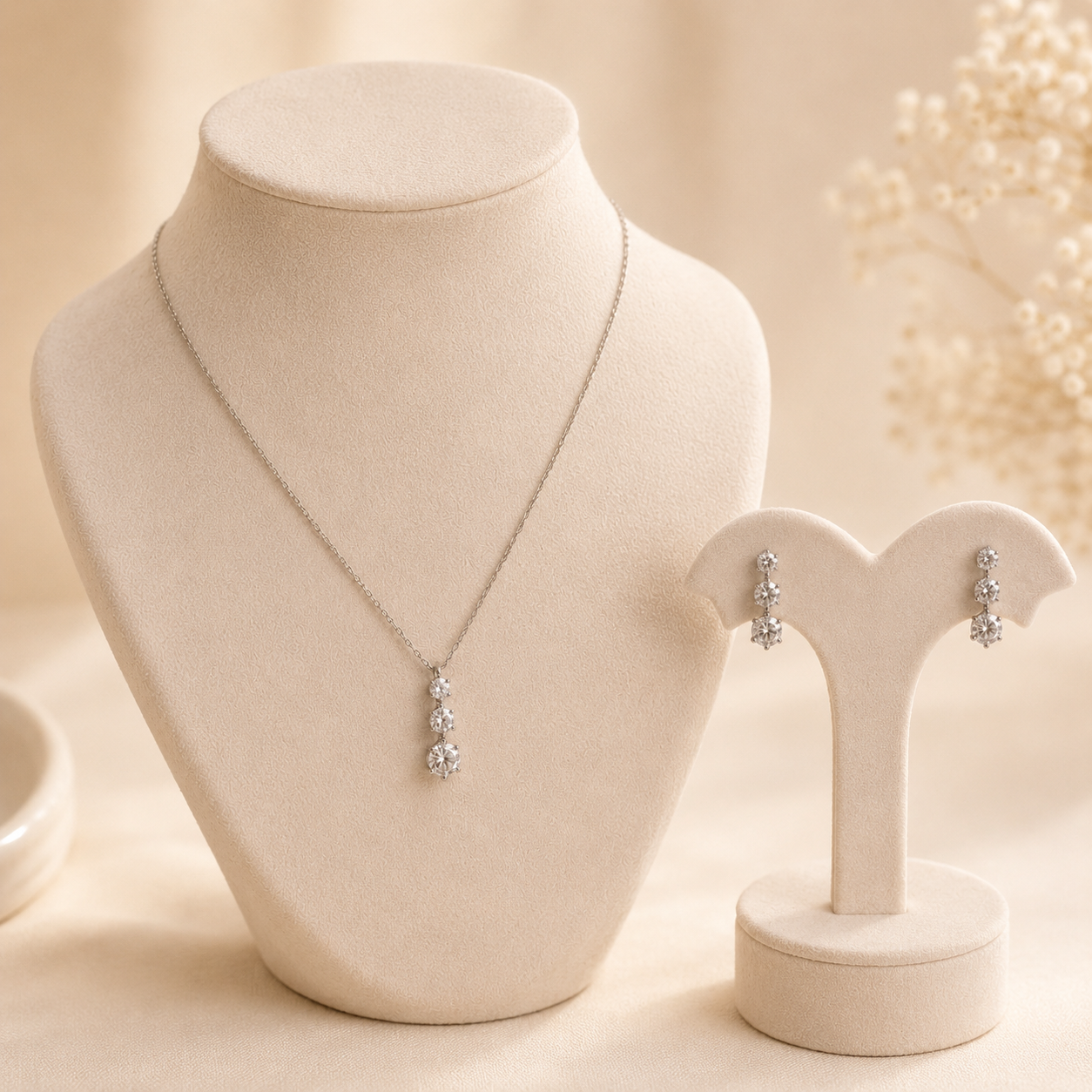 Seraphine Necklace and Earrings Set