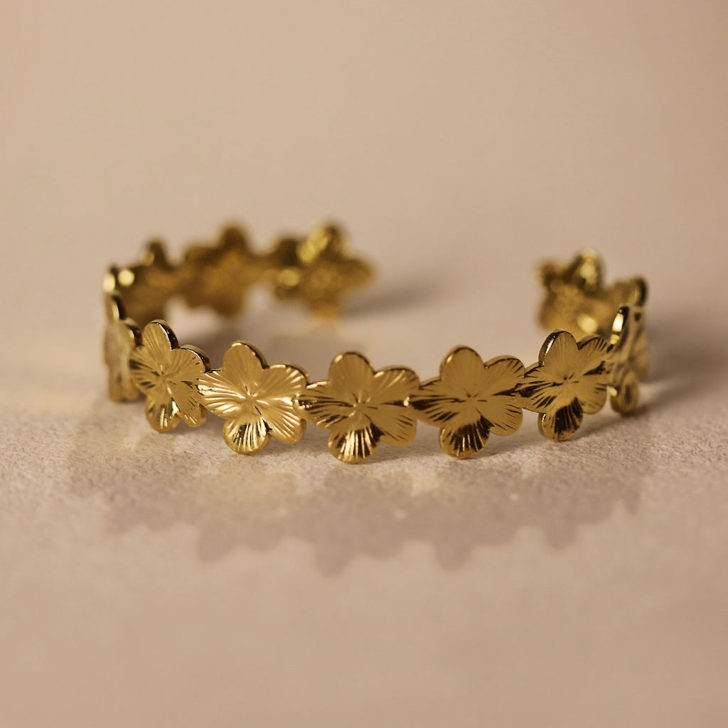 Gilded Bloom Cuff