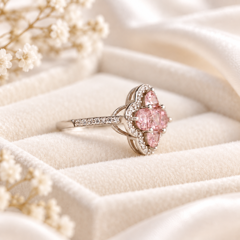 Pink Bloom Ring