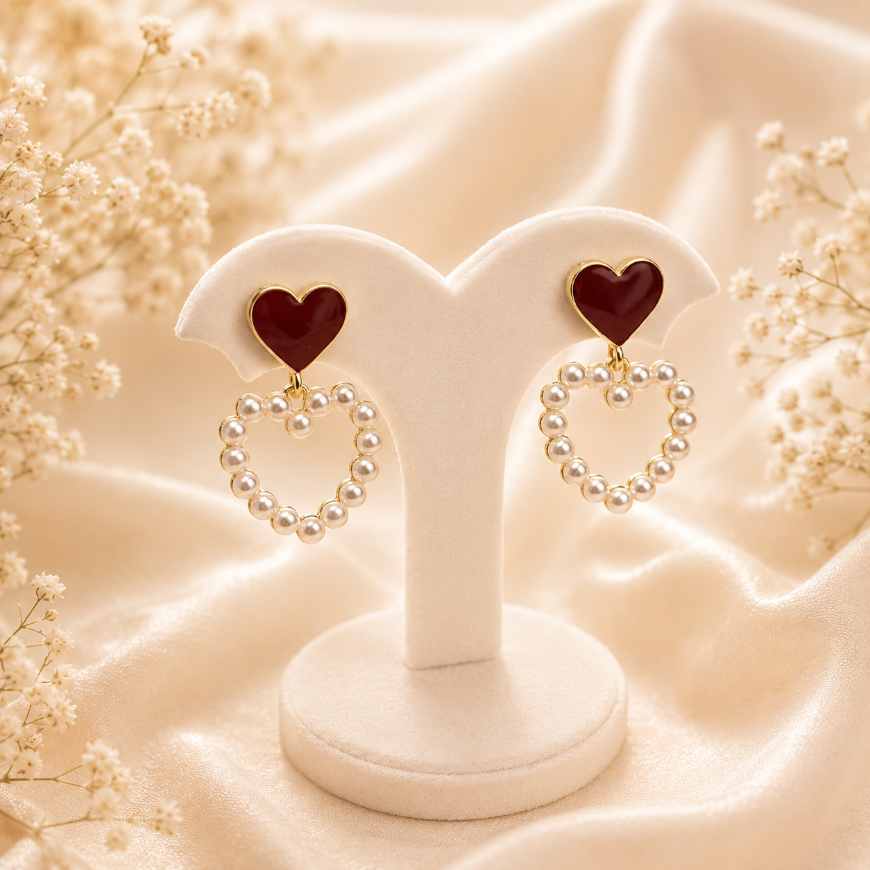 Heart of Pearl Earrings