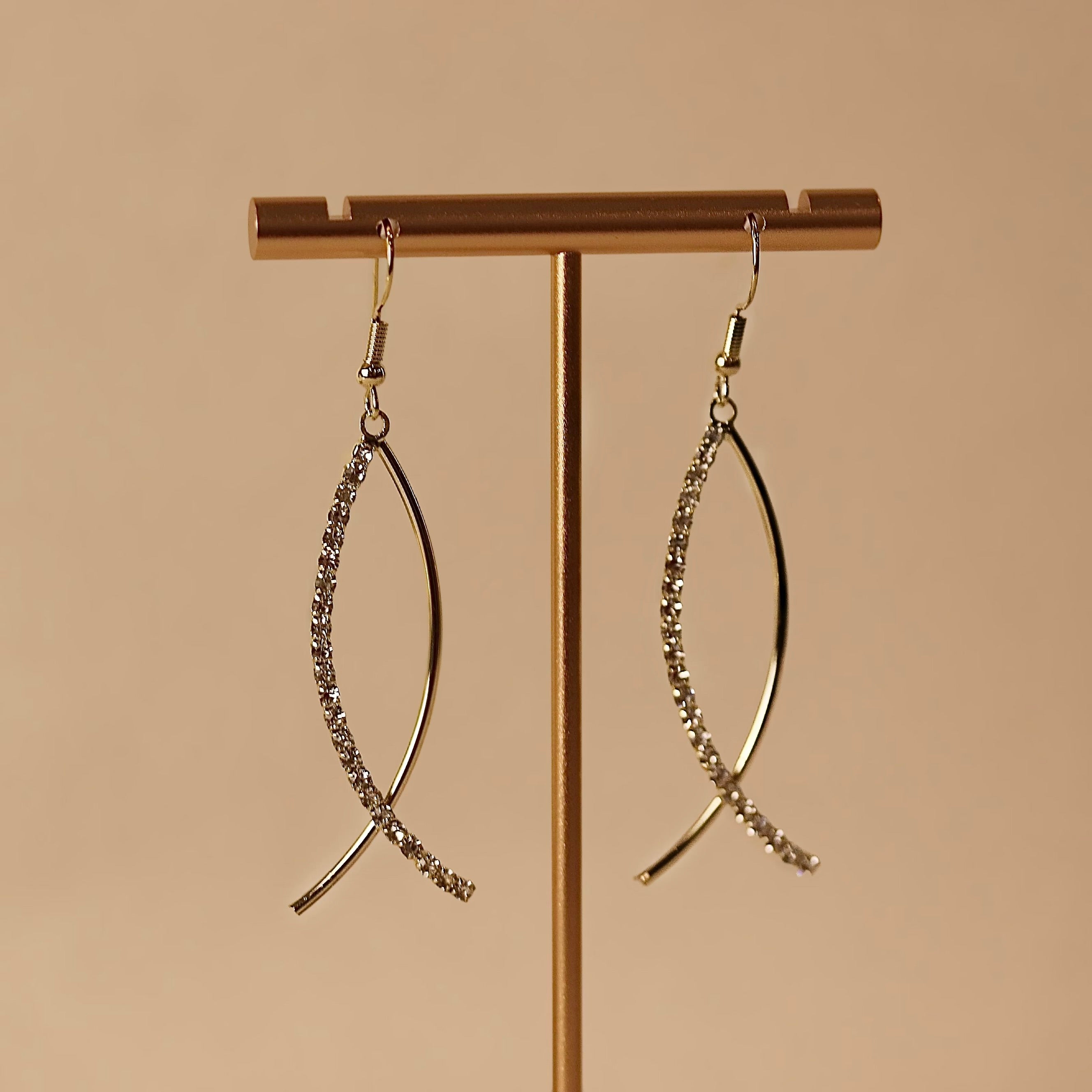 Silver Needles Earrings