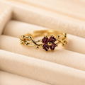 Violet Blossom Ring
