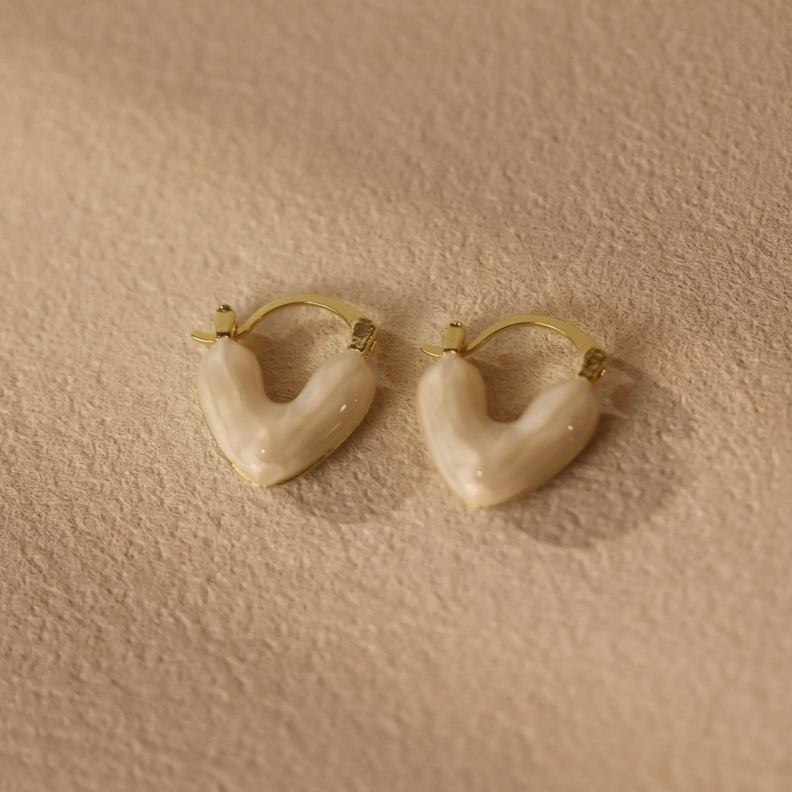 Ivory Love Drops Earrings
