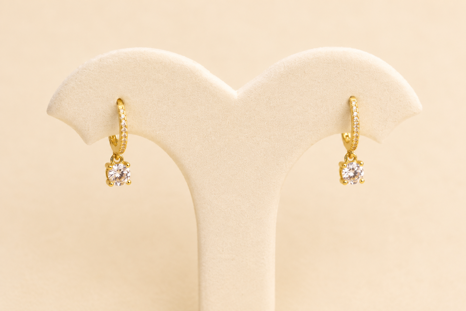 Boucles d'oreilles pendantes Céleste Or