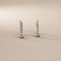 Celestial Drop Earrings Silver