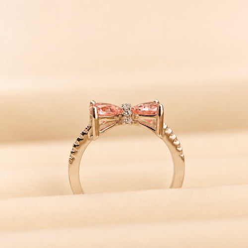 Blush Bow Ring