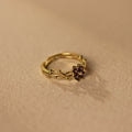 Violet Blossom Ring