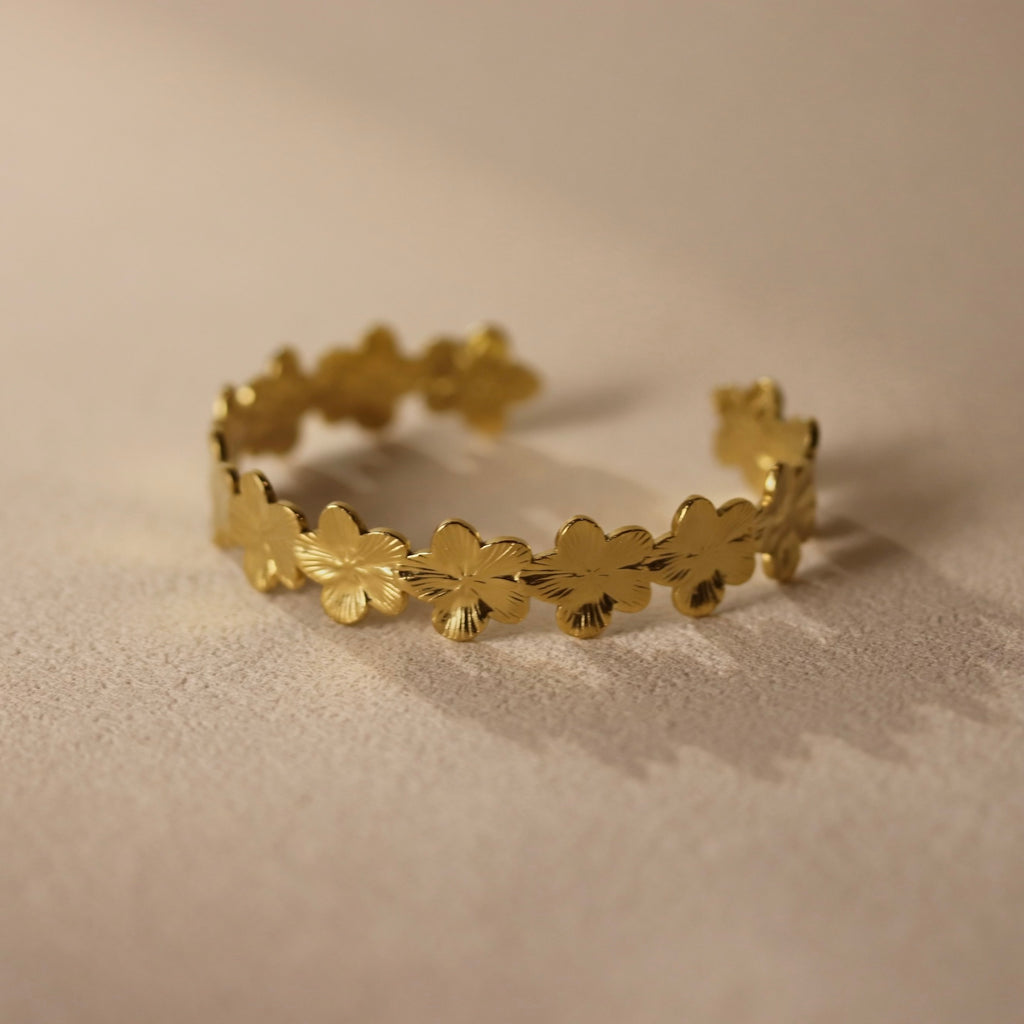 Gilded Bloom Cuff