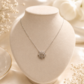 Moissanite Petal Necklace