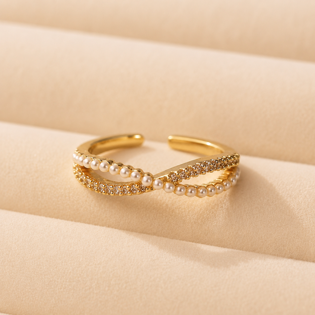 Wrapped in Pearls Ring