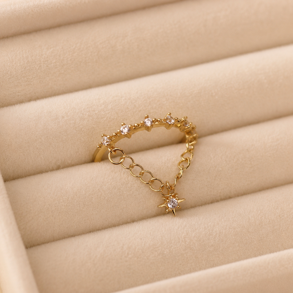 Hanging Star Ring