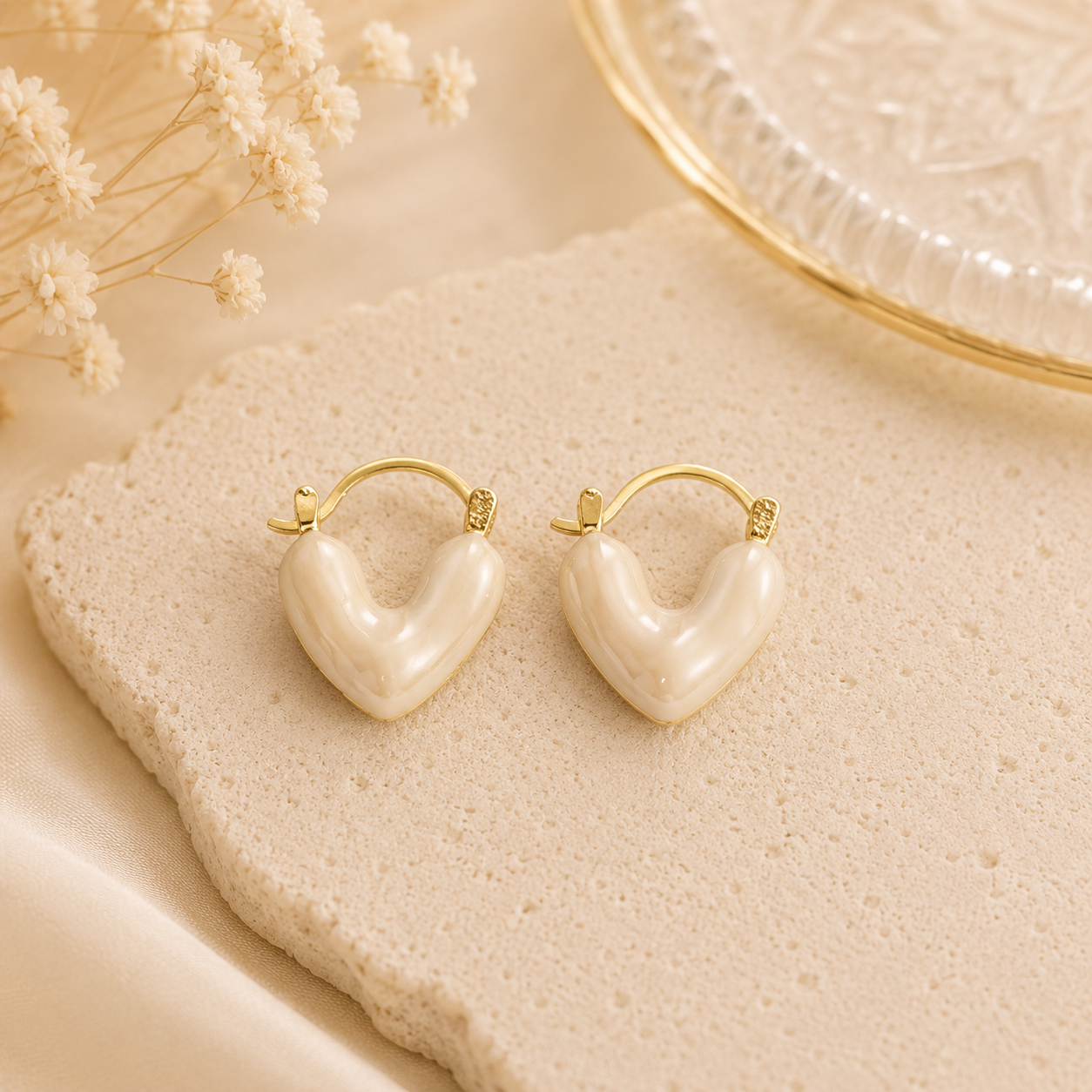Ivory Love Drops Earrings
