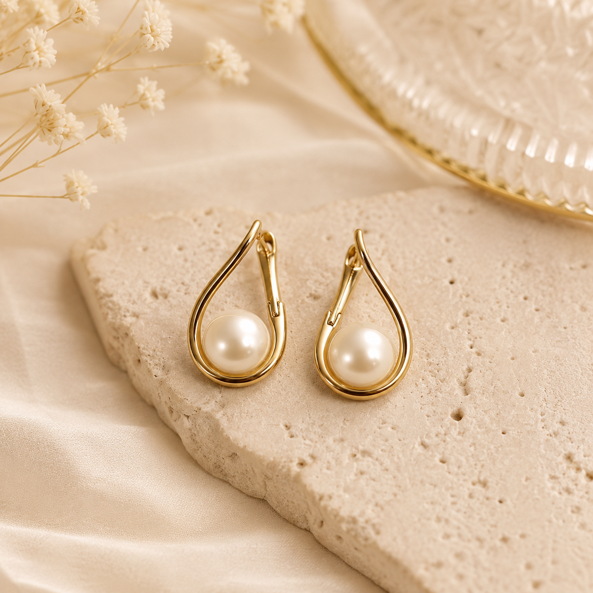 Pearl Tears Earrings