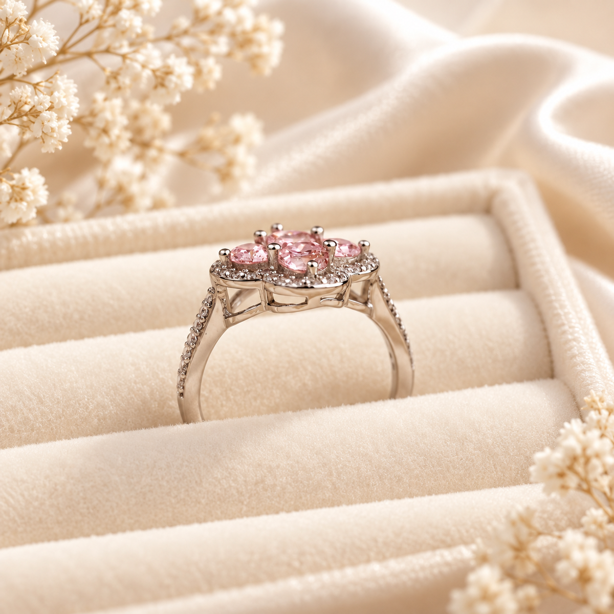 Pink Bloom Ring