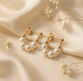 Pearl Trio Hoops