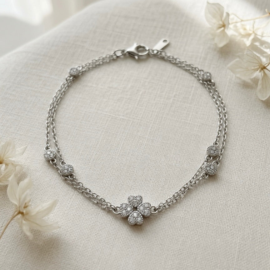 Cherish Silver Bracelet