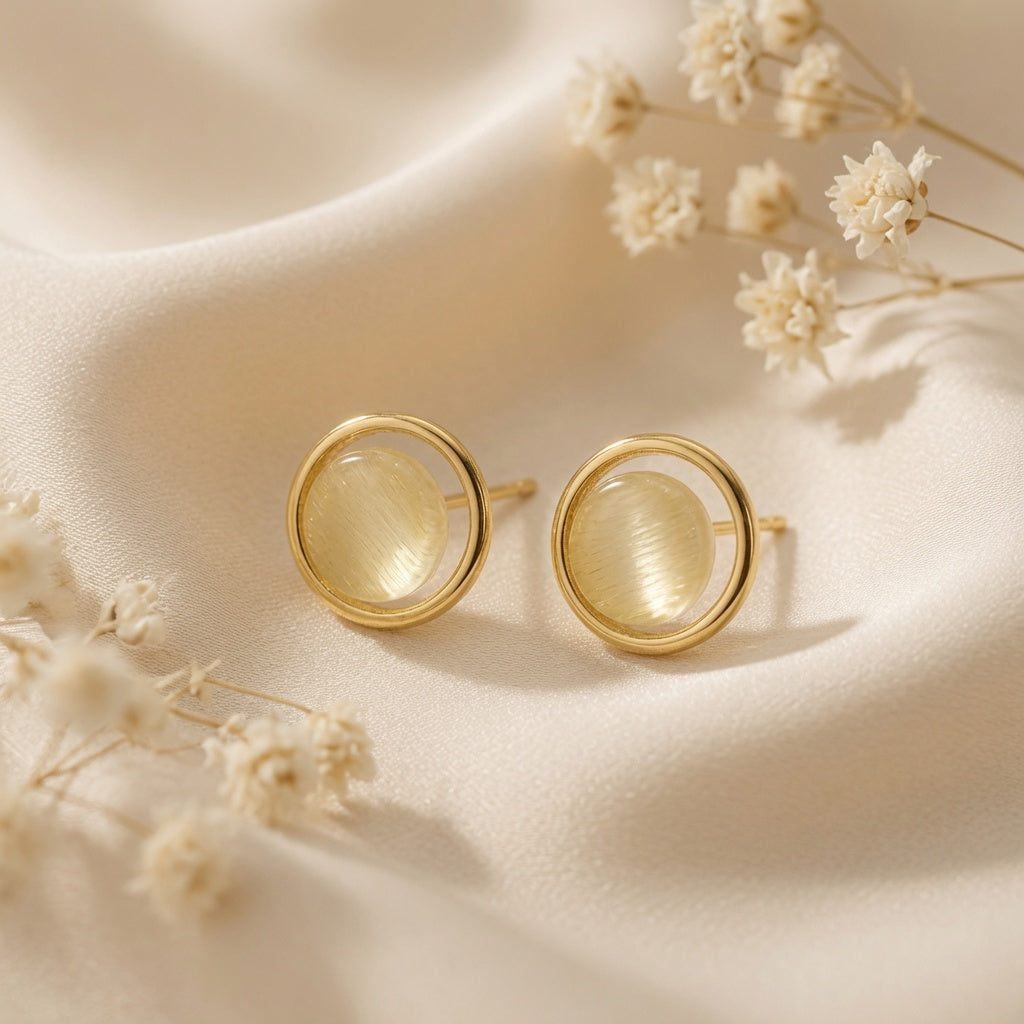 Luminous Circle Earrings
